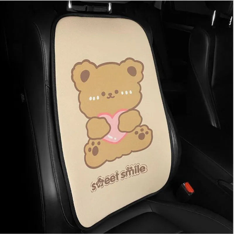 Teddy Bear Car Seat Cushions in Bear back - Kawaii Merchandise